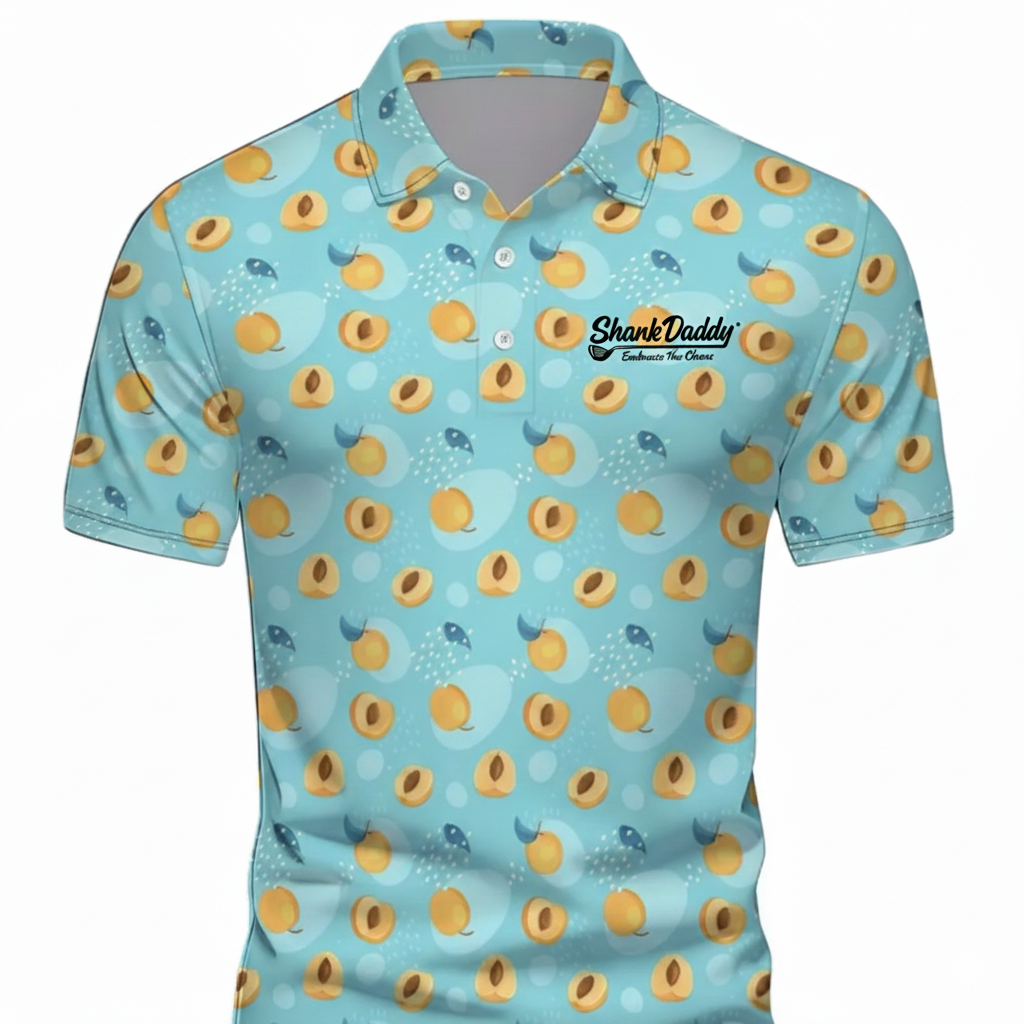 Apricot Swing - Premium Collection 2025 - SwingDaddy Golf Shirt
