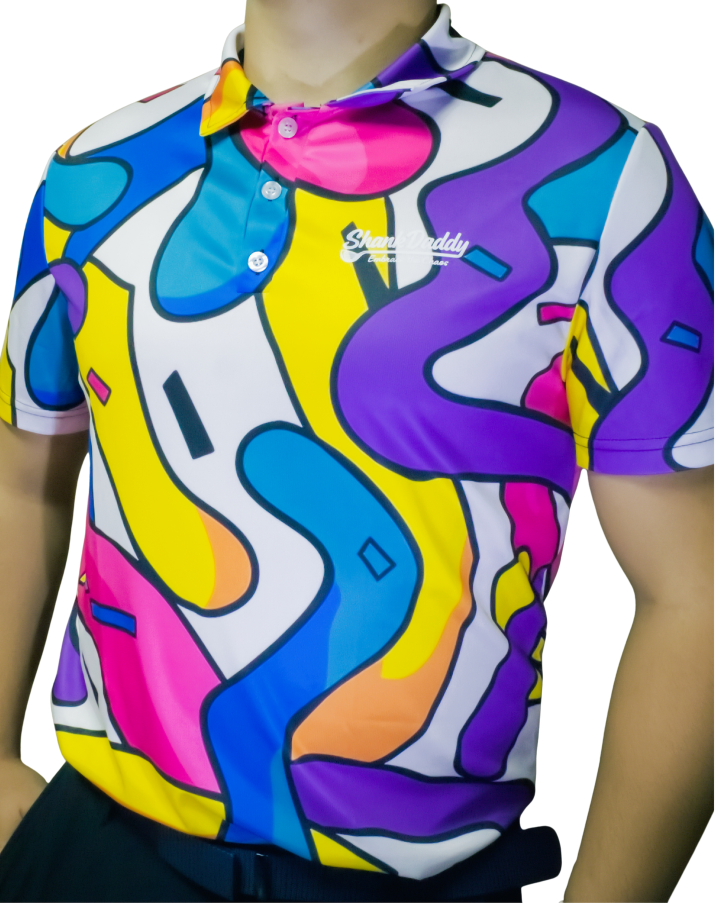 Chaos Theory – CoolStroke™ Collection 2025 – ShankDaddy Golf Polo / T-Shirts