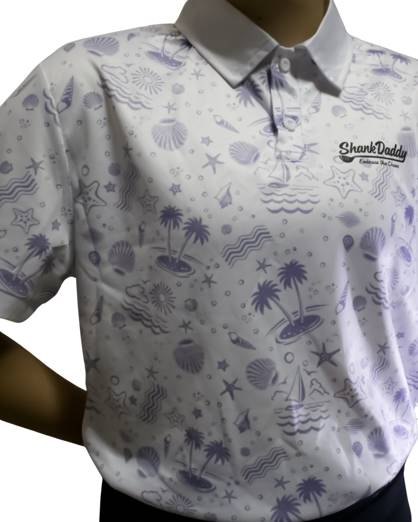 Island Drift - CoolStroke™ Collection 2025 -  ShankDaddy Golf Polo / T-Shirts Women