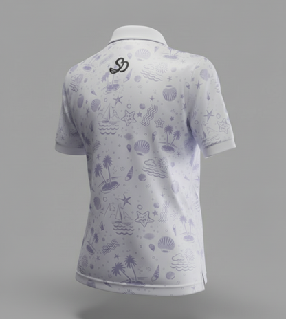 Island Drift - CoolStroke™ Collection 2025 -  ShankDaddy Golf Polo / T-Shirts Women