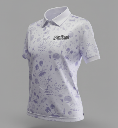 Island Drift - CoolStroke™ Collection 2025 -  ShankDaddy Golf Polo / T-Shirts Women
