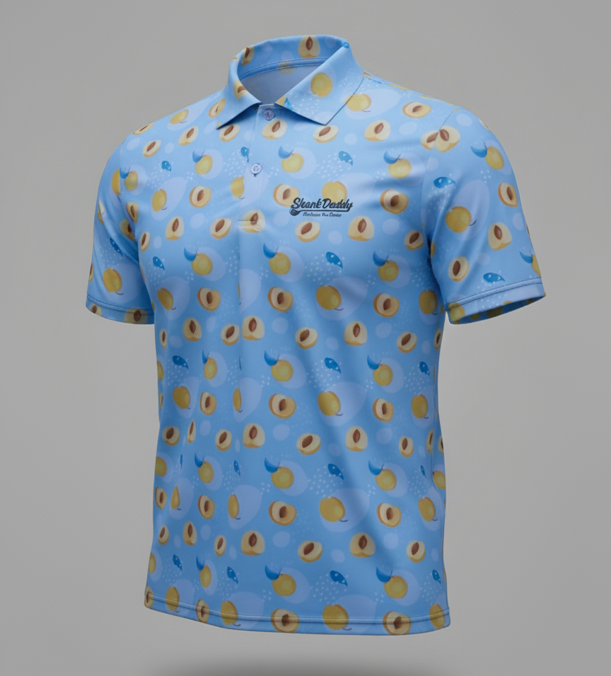Apricot Swing - CoolStroke™ Collection 2025 - SwingDaddy Golf Polo / T-Shirts