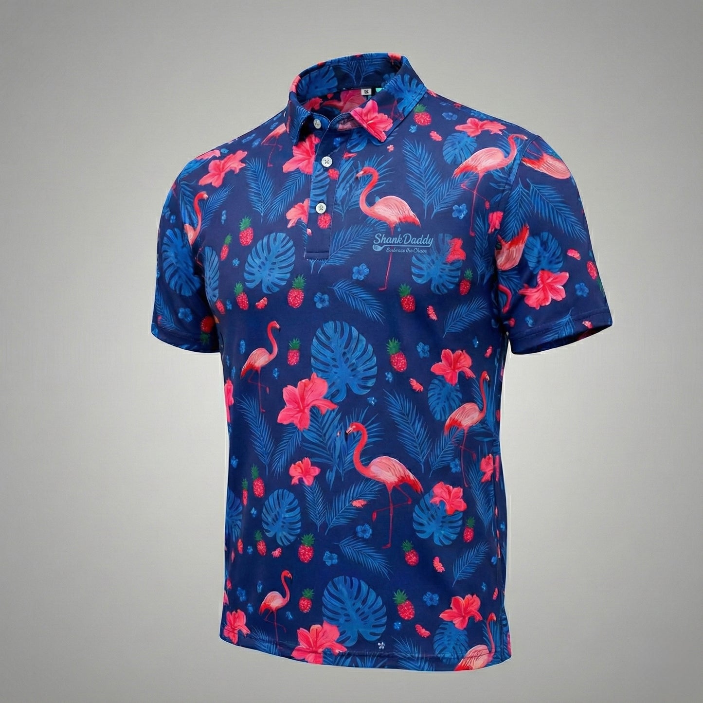 Flamingo Fairway – Premium™ Collection 2025 – ShankDaddy Golf Polo / T-Shirts