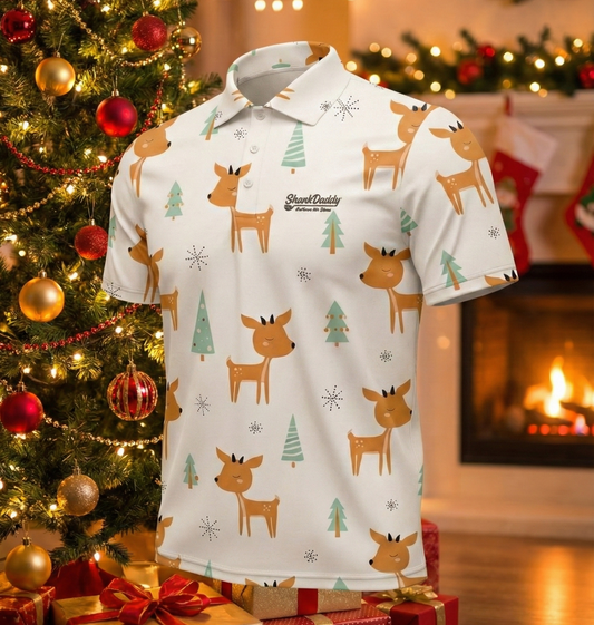 Reindeer Rounds – Christmas™ Edition 2025 – ShankDaddy Golf Polo / T-Shirts
