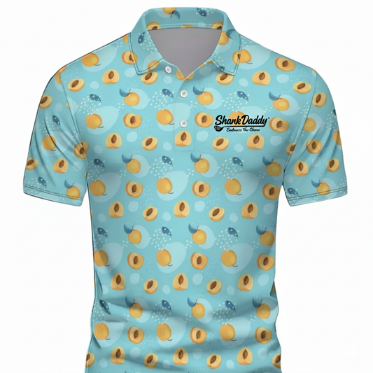 Apricot Swing - Premium Collection 2025 - SwingDaddy Golf Shirt