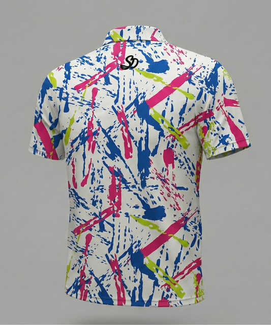 SplatterStrike – Premium Collection 2025 – ShankDaddy Golf Polo / T-Shirts