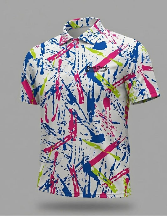 SplatterStrike – Premium Collection 2025 – ShankDaddy Golf Polo / T-Shirts